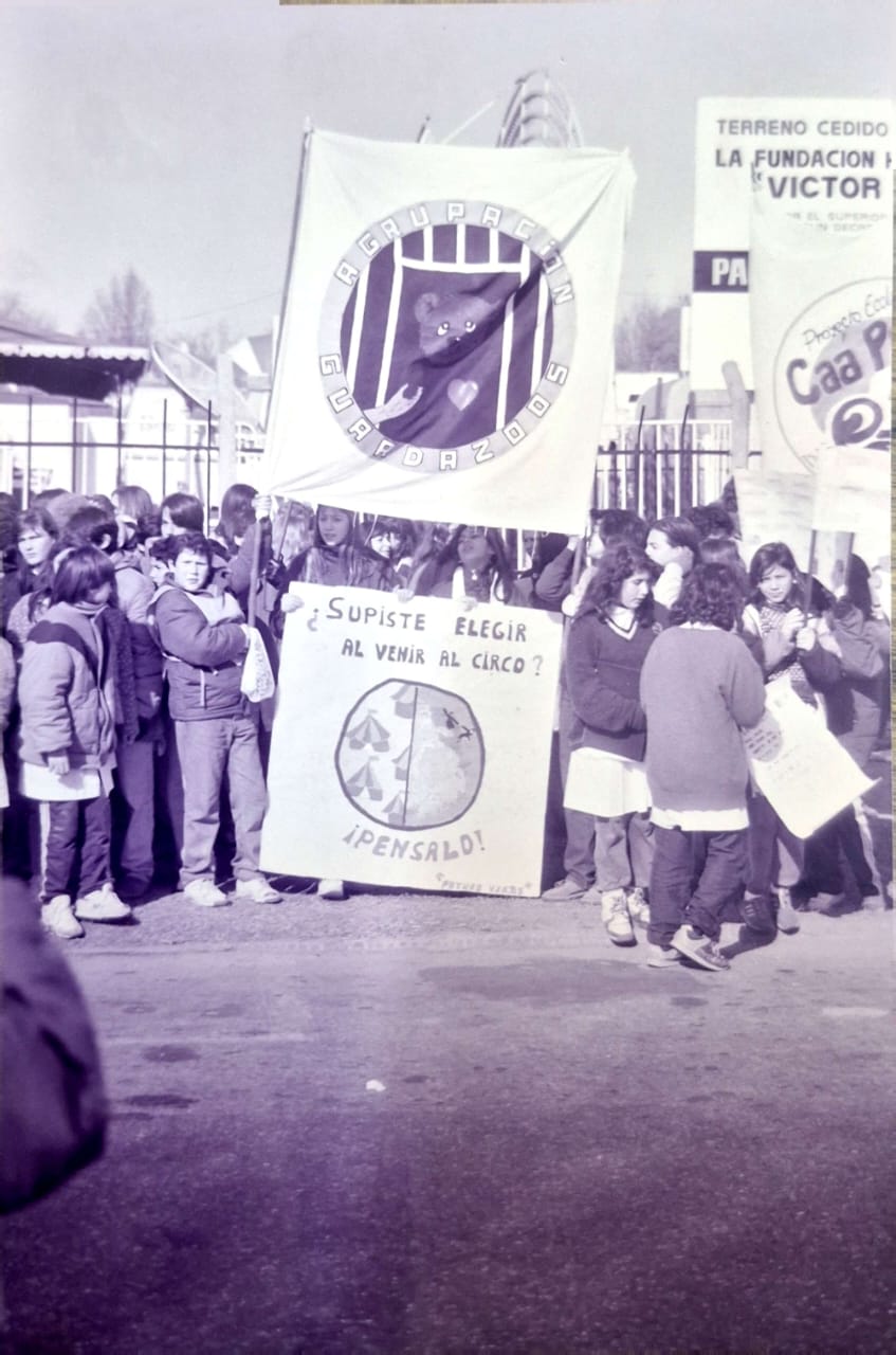 Manifestación organizada